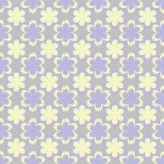 seamless background with flowers