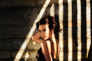 Seductive Woman In The Shadows