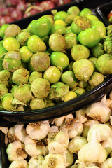tomatillos and garlic