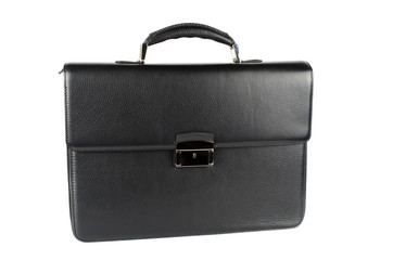 black briefcase