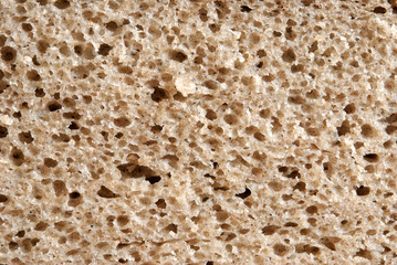 macro of bread texture