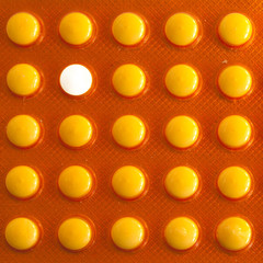 tablets in the yellow box
