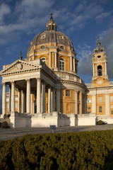 views of the Basilica of Superga