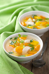 chicken soup with vegetables