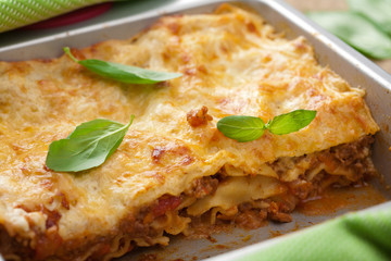 classic lasagna bolognese