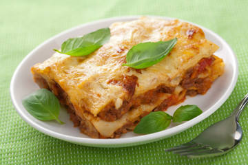 classic lasagna bolognese
