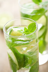 fresh mojito cocktail
