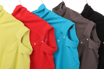 Bunte Poloshirts
