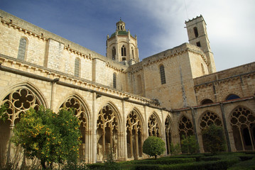 Fototapeta na wymiar Klasztor Santes Creus.Tarragona.Catalonia.Spain