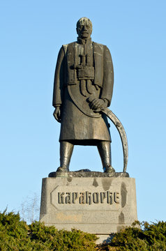 Monument commemorating Karadjordje Petrovic in front of Saint Sa