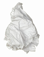 Fototapeta premium paper ball crumpled garbage frustration