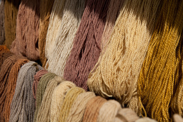 Multicolored wool