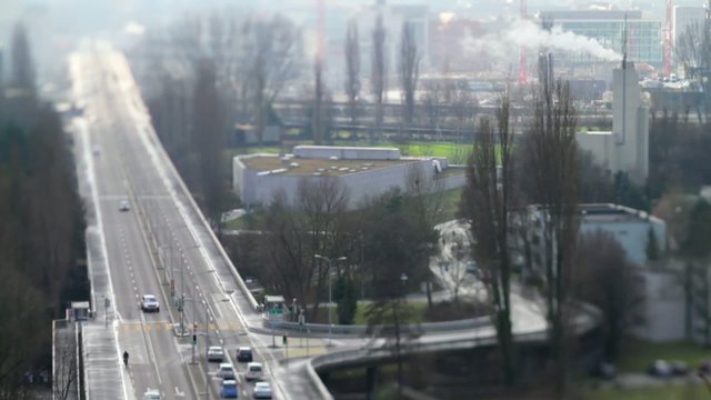 Verkehrsader in Stadtn&auml;he