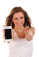 Jugendliche mit Smartphone