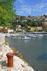 Obraz premium der beliebte Badeort Rabac in Istrien