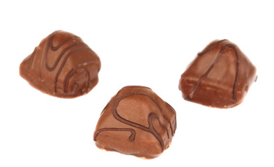 chocolate candy isolated