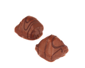 chocolate candy isolated