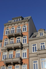Fototapeta na wymiar Jugendstilhaus in Hamburg