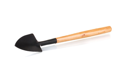 Garden shovel isolated on white