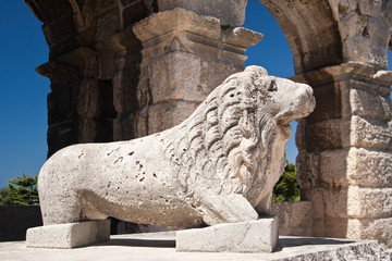 the amphitheatre