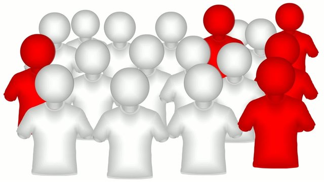 Menschen h&uuml;pfend