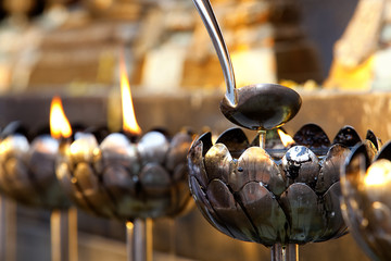 Siver lotus lamp on Doi suthep © anekoho