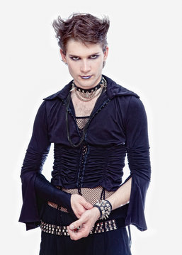 goth-style man
