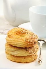 Biscuits for tea.