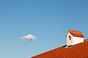 Beautiful Cloud and Dormer Window
