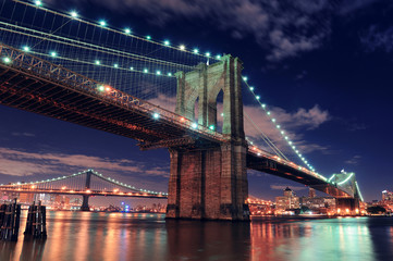 Brooklyn bridge in New York City