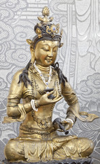Statue of Golden Kuan Yin