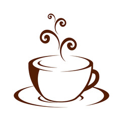 Cup (mug) of hot drink (coffee, tea etc)