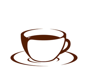 Cup (mug) of hot drink (coffee, tea etc)