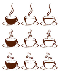 Obraz premium Cup (mug) of hot drink (coffee, tea etc)
