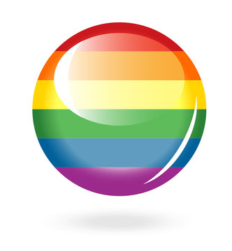 Rainbow button