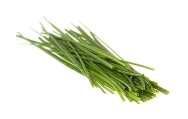 Fototapeta premium Schnittlauch Bündel freigestellt