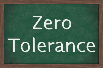 Obraz premium Zero Tolerance Policy at schools