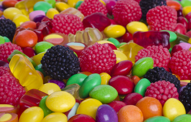 Fototapeta na wymiar kolorowych cukierków