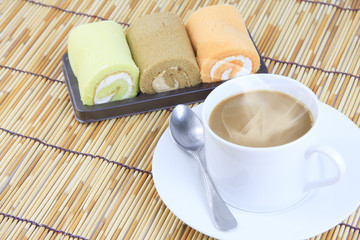 Coffee, snacks.