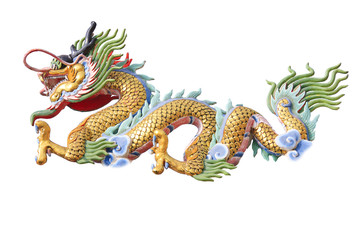 Chinese style dragon statue