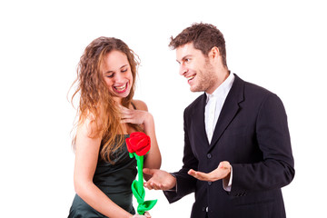 Young Couple in Love, Valentine's Day theme
