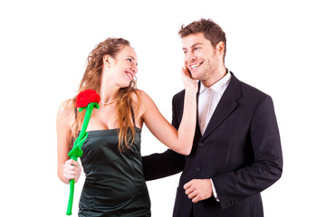 Young Couple in Love, Valentine's Day theme