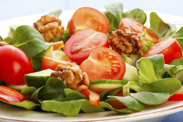 Closeup of salad