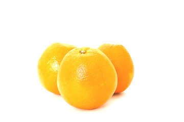 orange isolated on a white background .