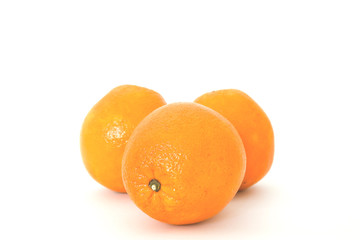 orange isolated on a white background .