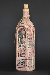 Ceramic Bottle of Wine