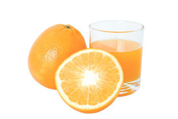 orange isolated on a white background .