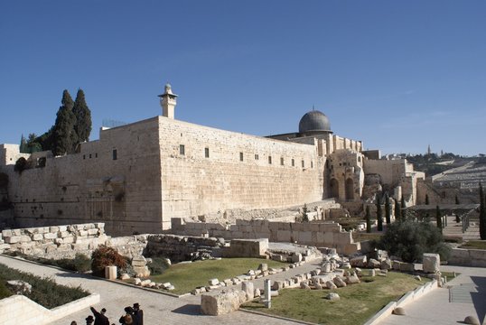 Al Aqsa mosque  in jerusalem holy land