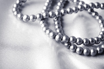 beads on silk