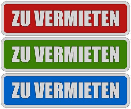3 Sticker rgb oc ZU VERMIETEN